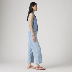 Lightweight Sleeveless Jumpsuit — Home Improvement Jum - Light Wash 4