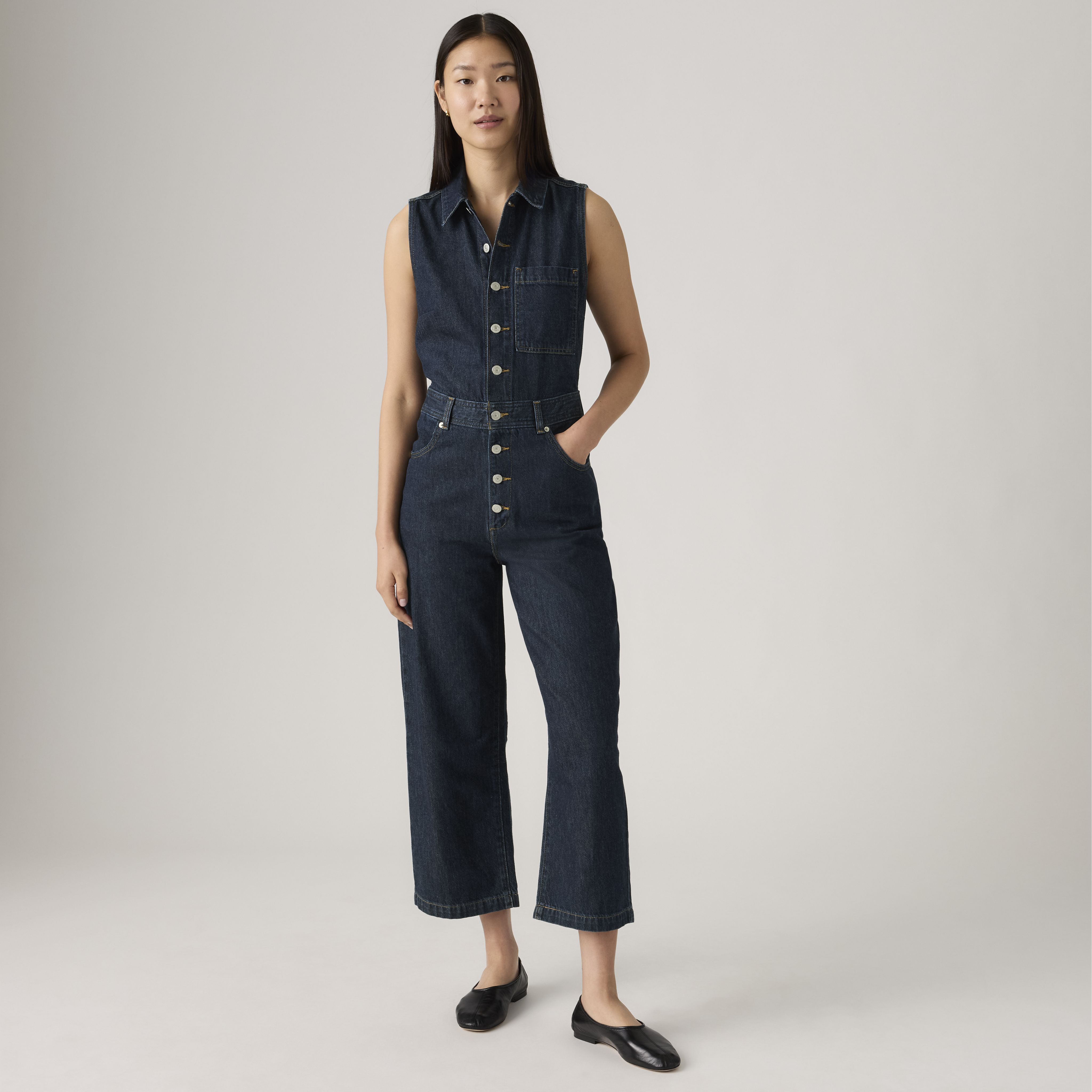 Sleeveless Lightweight Jumpsuit 1