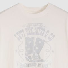Graphic Logo Short Stack Tee — Shine Poster Daisy B - White 6