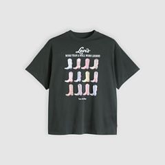 Graphic Logo Short Stack Tee — Tee All The Boots Pi - Black 5