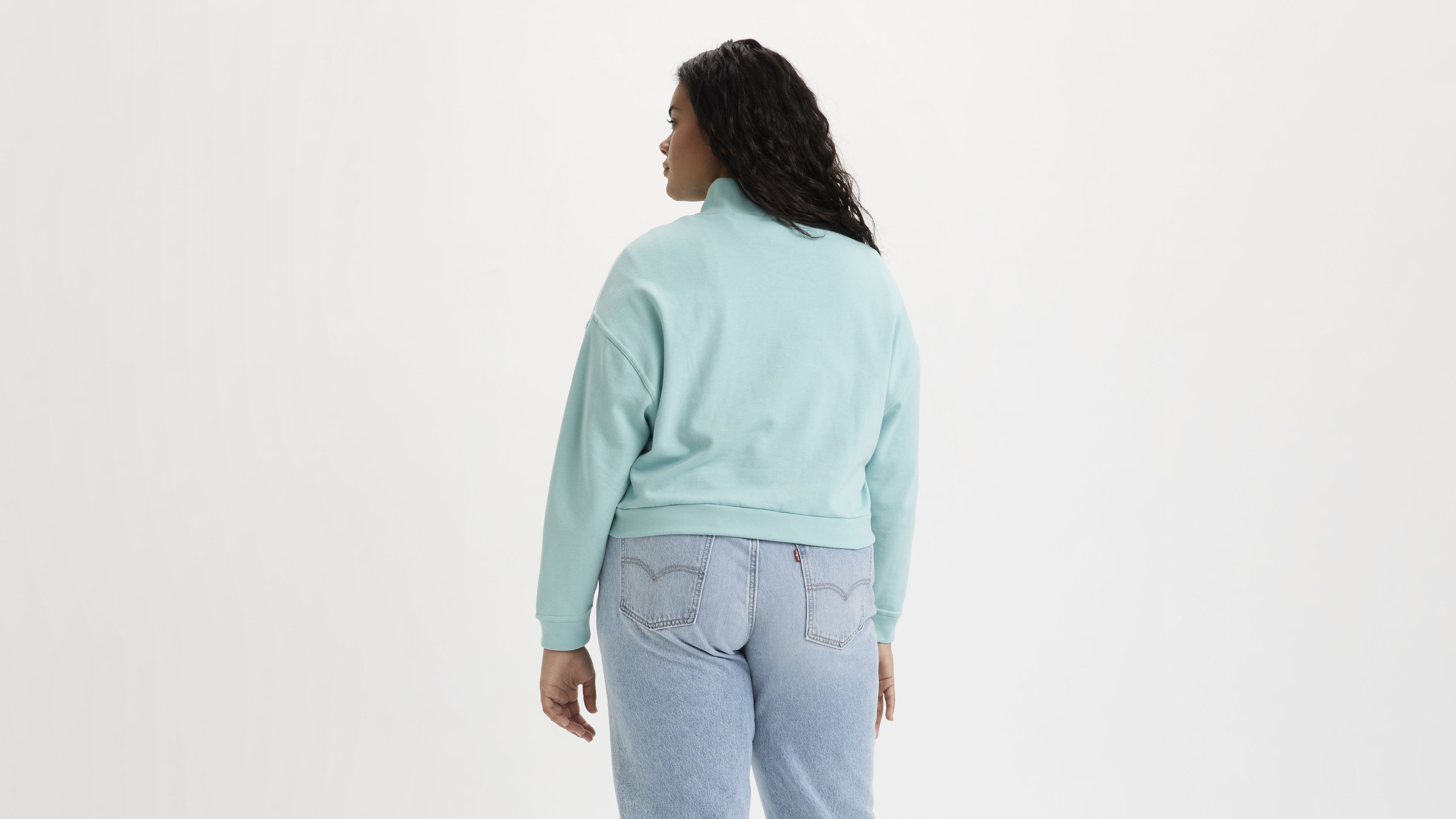 Cosmo 1/4 Zip Sweatshirt (Plus)