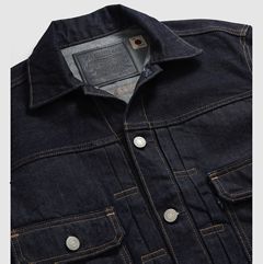 Women’s Type II Trucker Jacket — Moj Type 2 Dark Rinse - Dark Wash 8