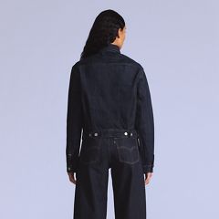 Women’s Type II Trucker Jacket — Moj Type 2 Dark Rinse - Dark Wash 3