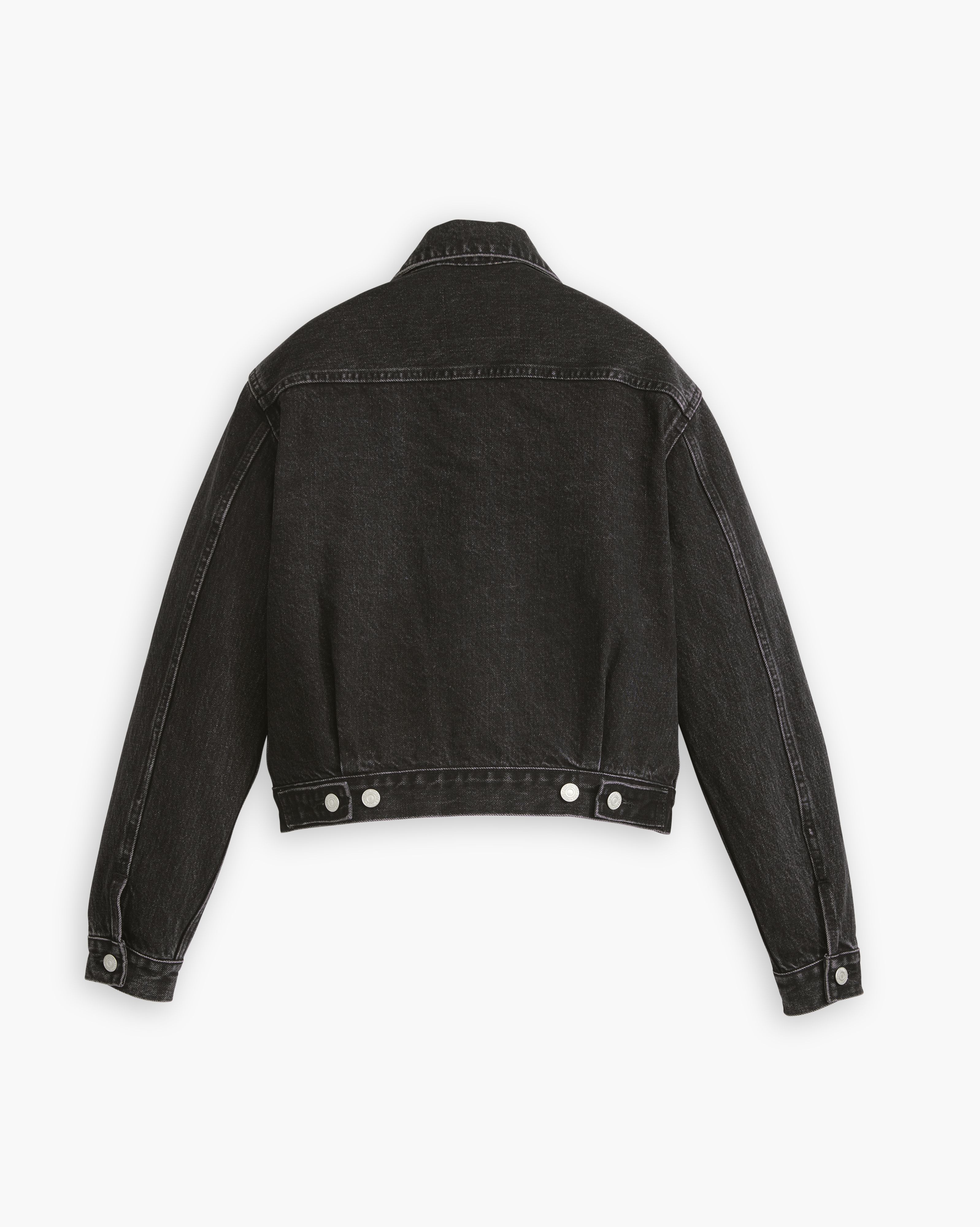 k*z様 Levi's PREMIUM BLACK TYPEII TRUCKER Relaxed Fit Trucker Jacket - Black | Levi's® US