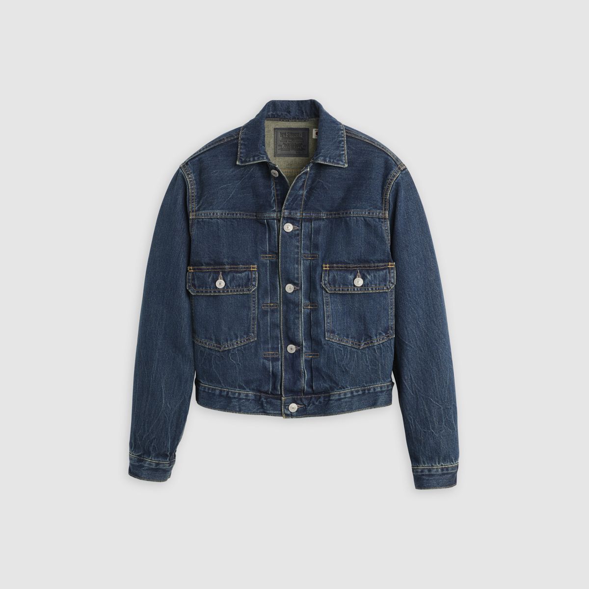 Women’s Type II Trucker Jacket — Doree Mij - Blue