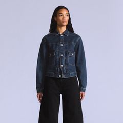 Women’s Type II Trucker Jacket — Doree Mij - Blue 2