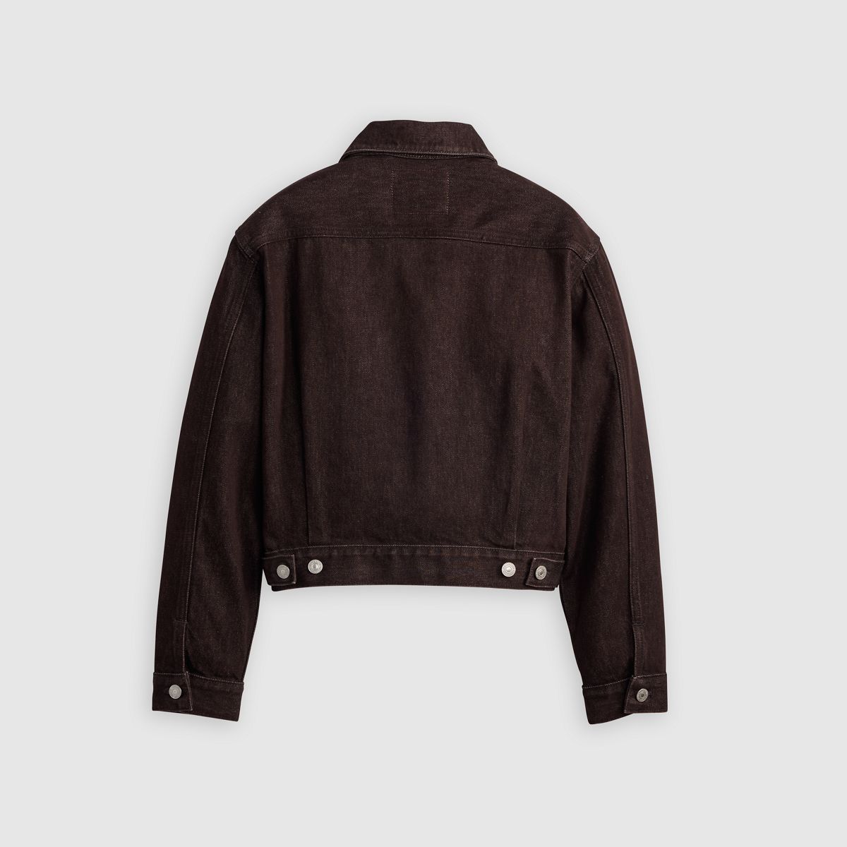 Women’s Type II Trucker Jacket — Dark Coffee - Brown