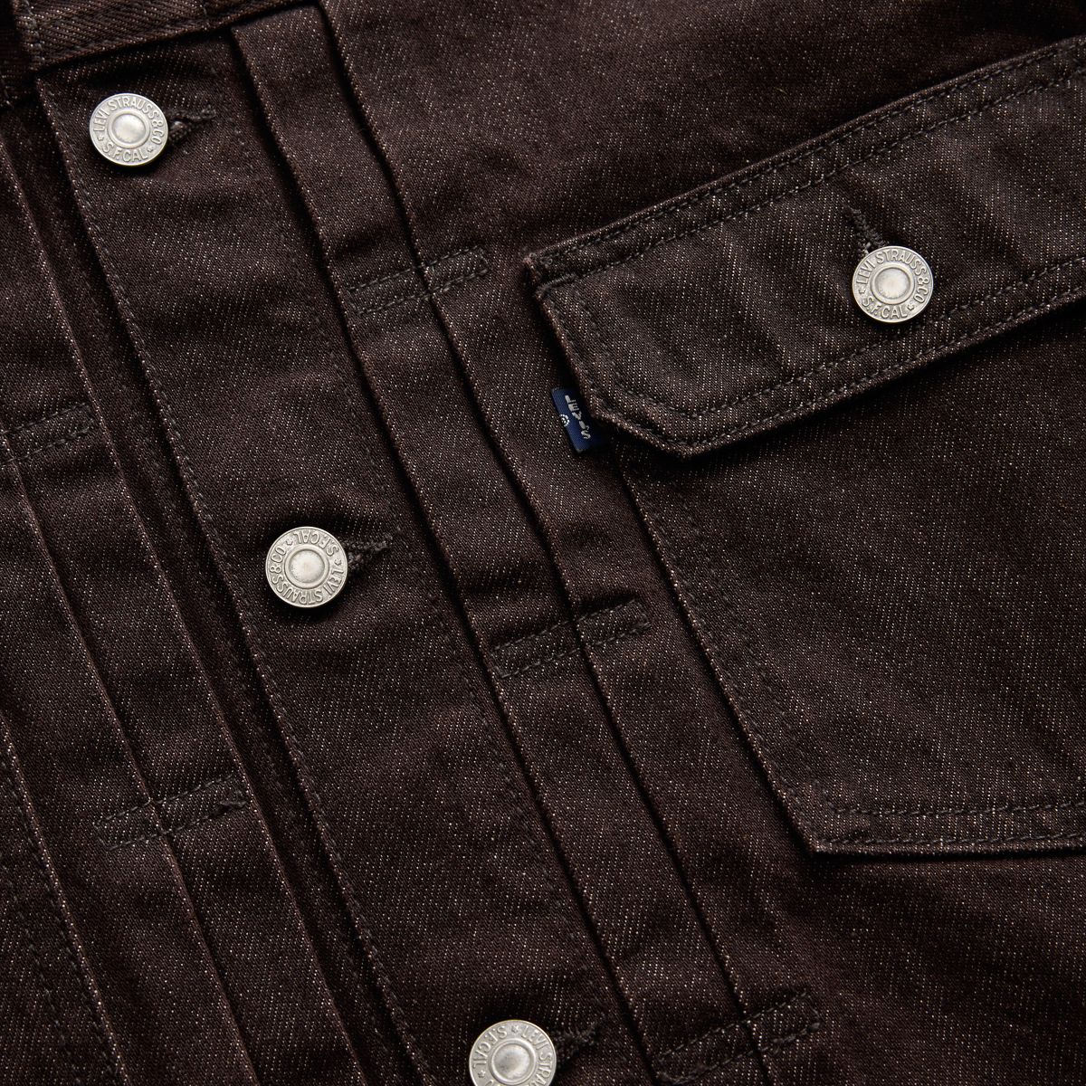 Women’s Type II Trucker Jacket — Dark Coffee - Brown