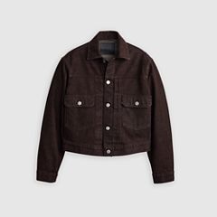 Women’s Type II Trucker Jacket — Dark Coffee - Brown 5