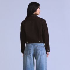 Women’s Type II Trucker Jacket — Dark Coffee - Brown 4