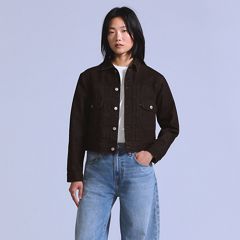 Women’s Type II Trucker Jacket — Dark Coffee - Brown 3