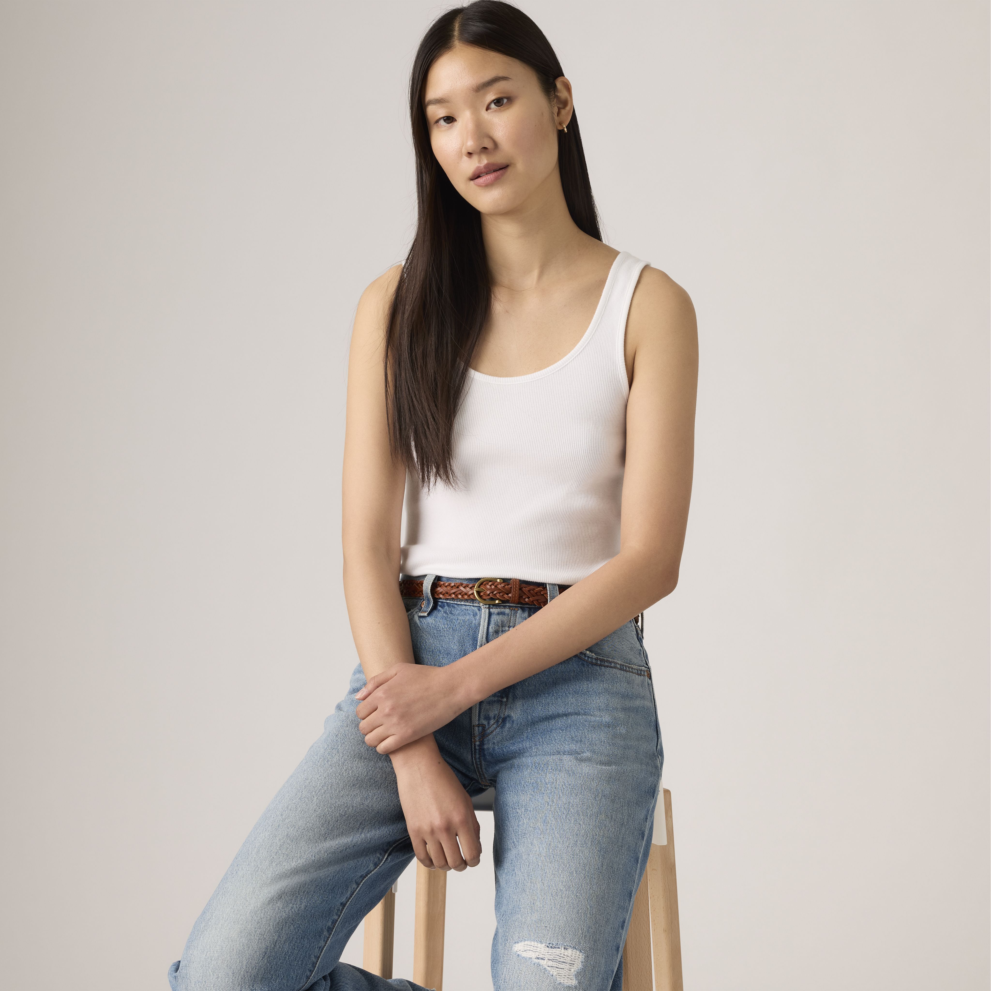 Essential Rib Tank Top 1