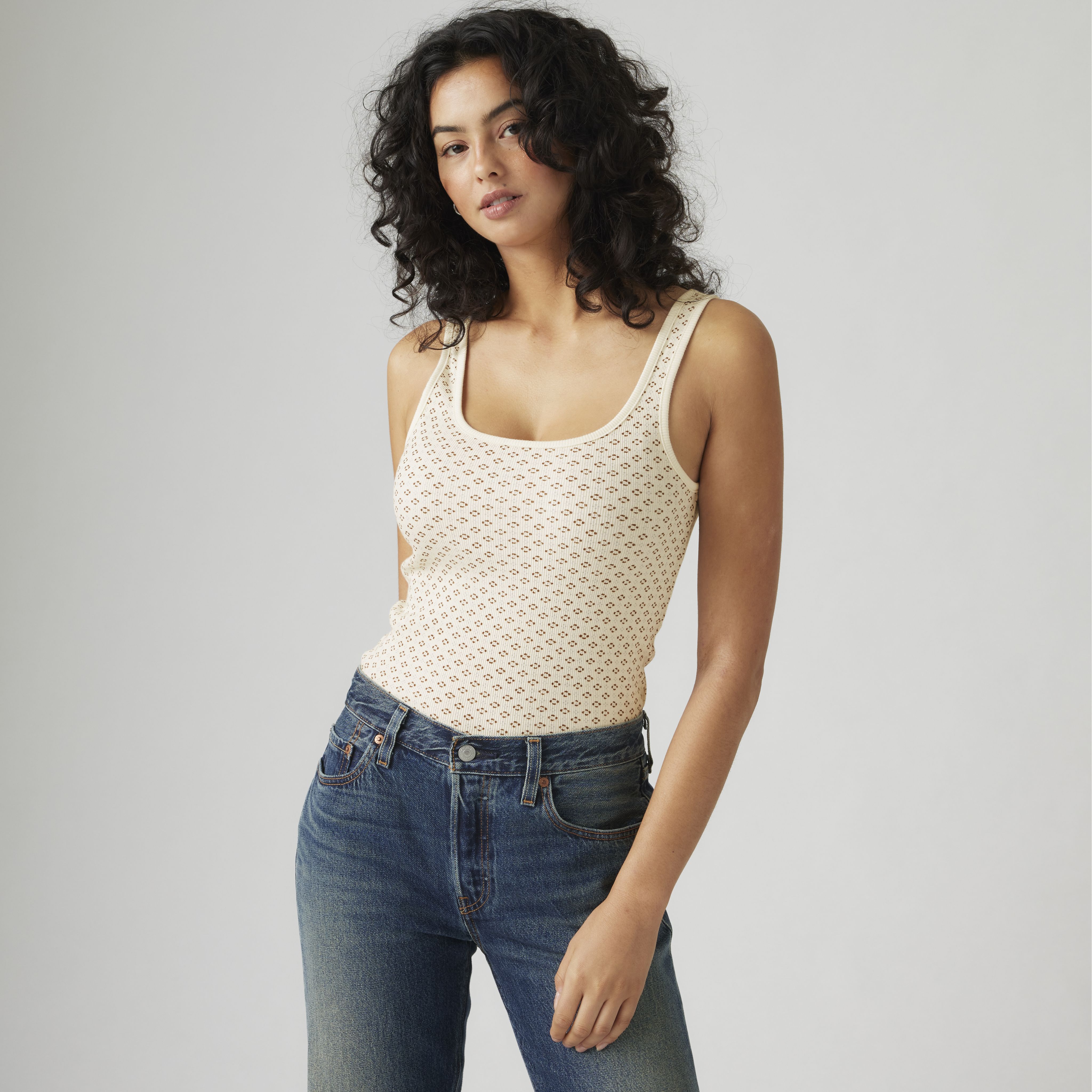 Essential Rib Tank Top 1