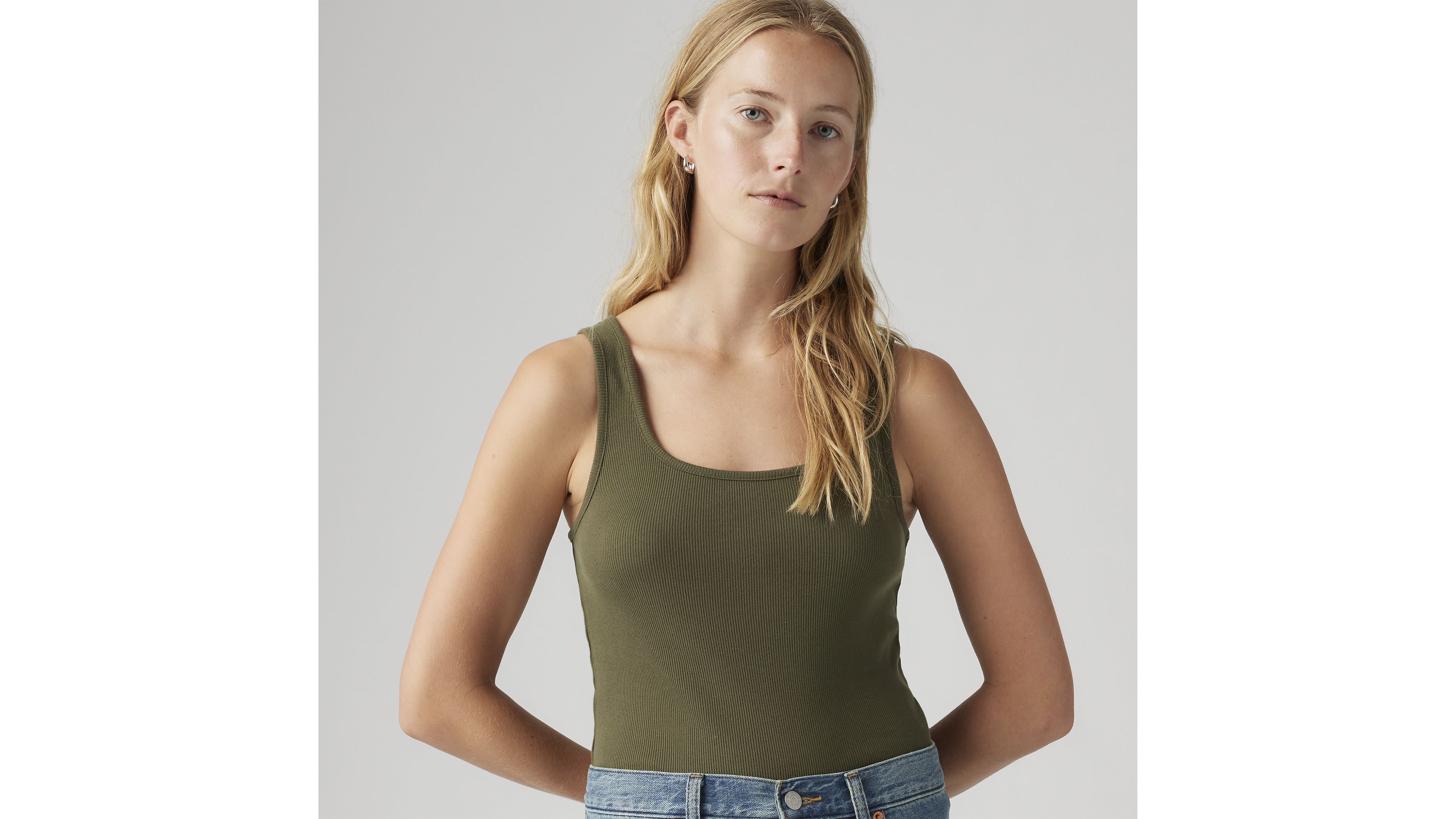 Essential Rib Tank Top 1