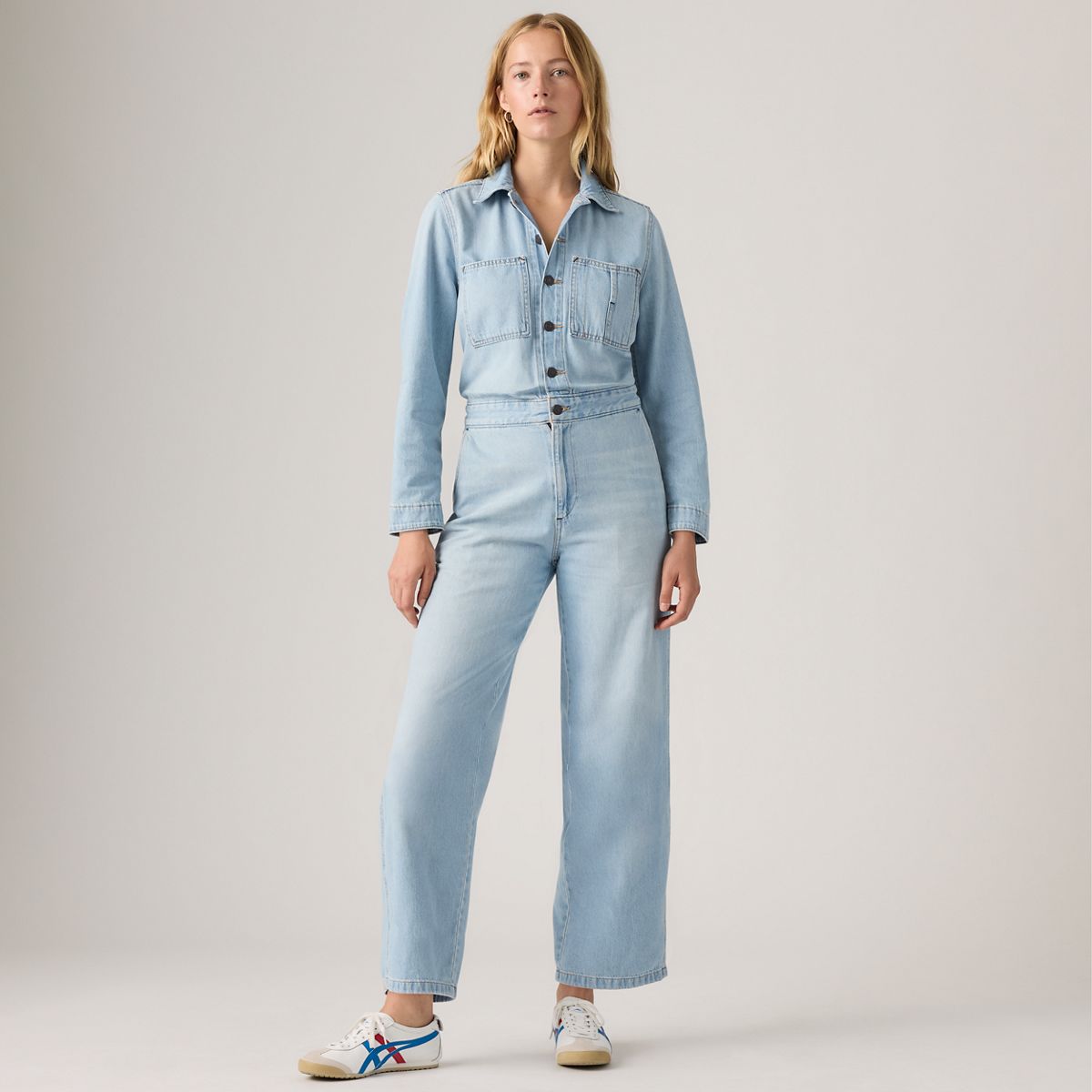 Iconic Lightweight Jumpsuit — Celebrate The Moment - Blue