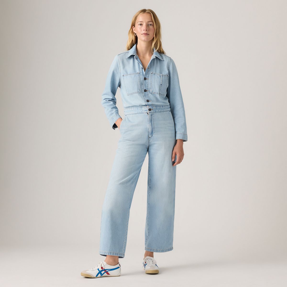 Iconic Lightweight Jumpsuit — Celebrate The Moment - Blue