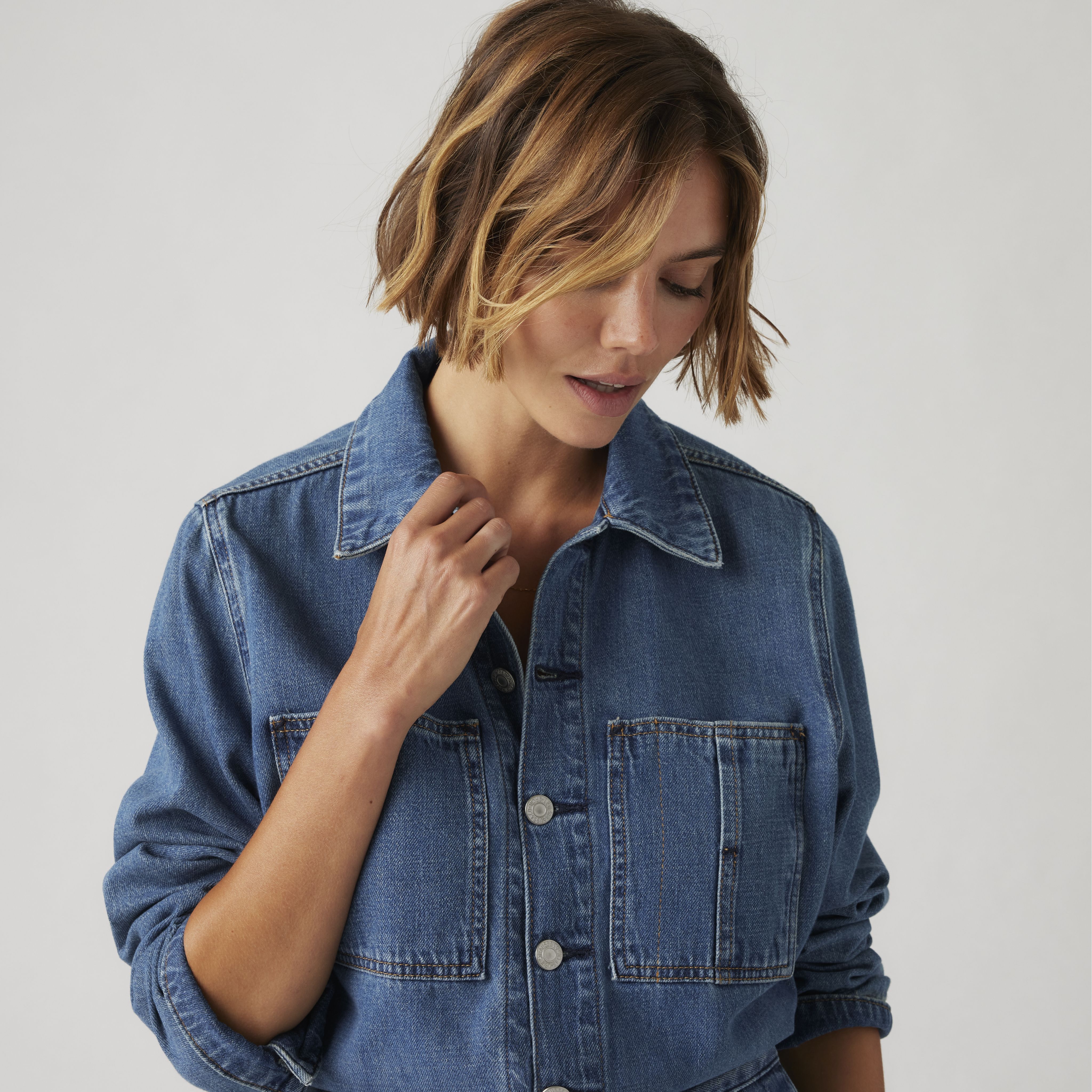 Linen+ Denim Iconic Jumpsuit 2