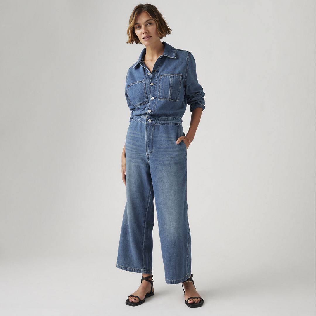 Levi's Linen+ Denim Iconic Jumpsuit - Women's