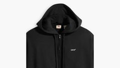 Everyday Zip-Up Hoodie Sweatshirt — Caviar - Black 6