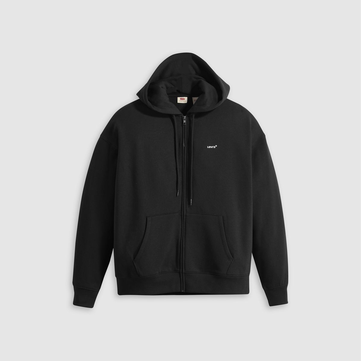 Everyday Zip-Up Hoodie Sweatshirt — Caviar - Black