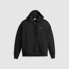 Everyday Zip-Up Hoodie Sweatshirt — Caviar - Black 5