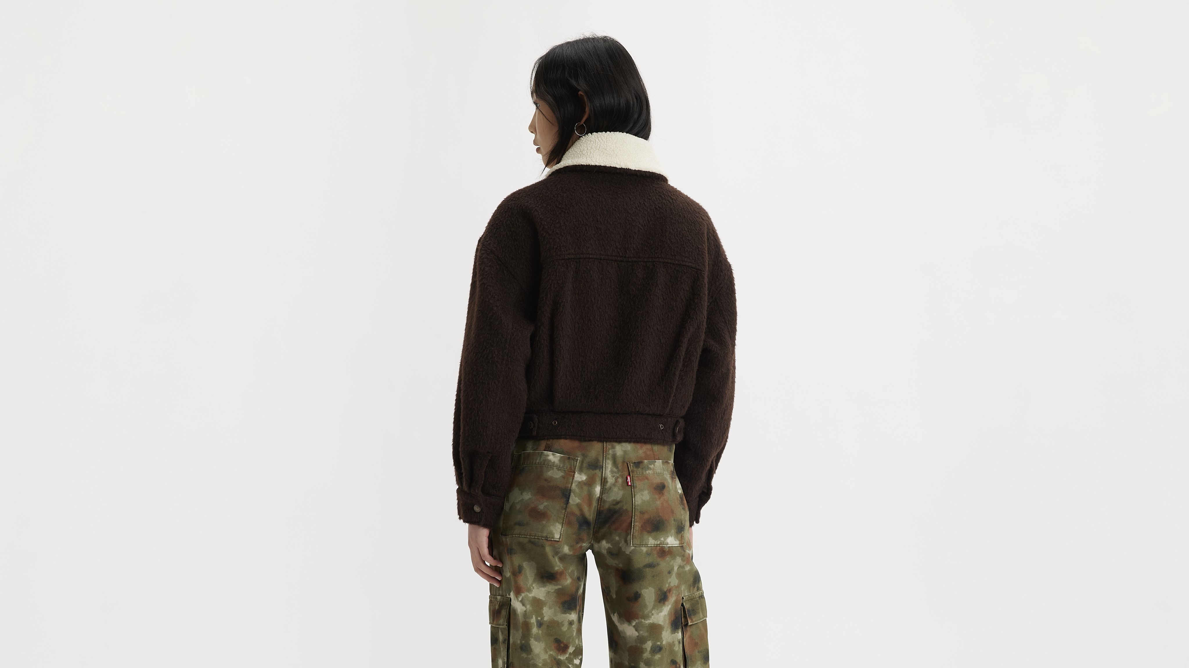Baby Bubble Wool Sherpa Trucker Jacket 4