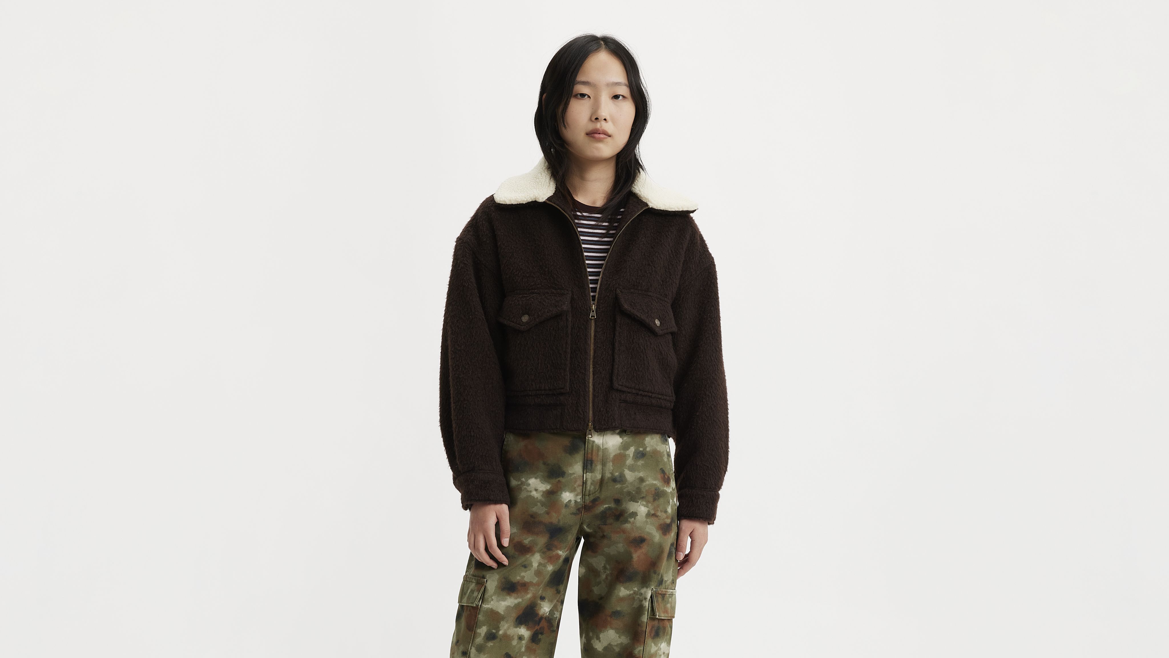 Baby Bubble Wool Sherpa Trucker Jacket 3
