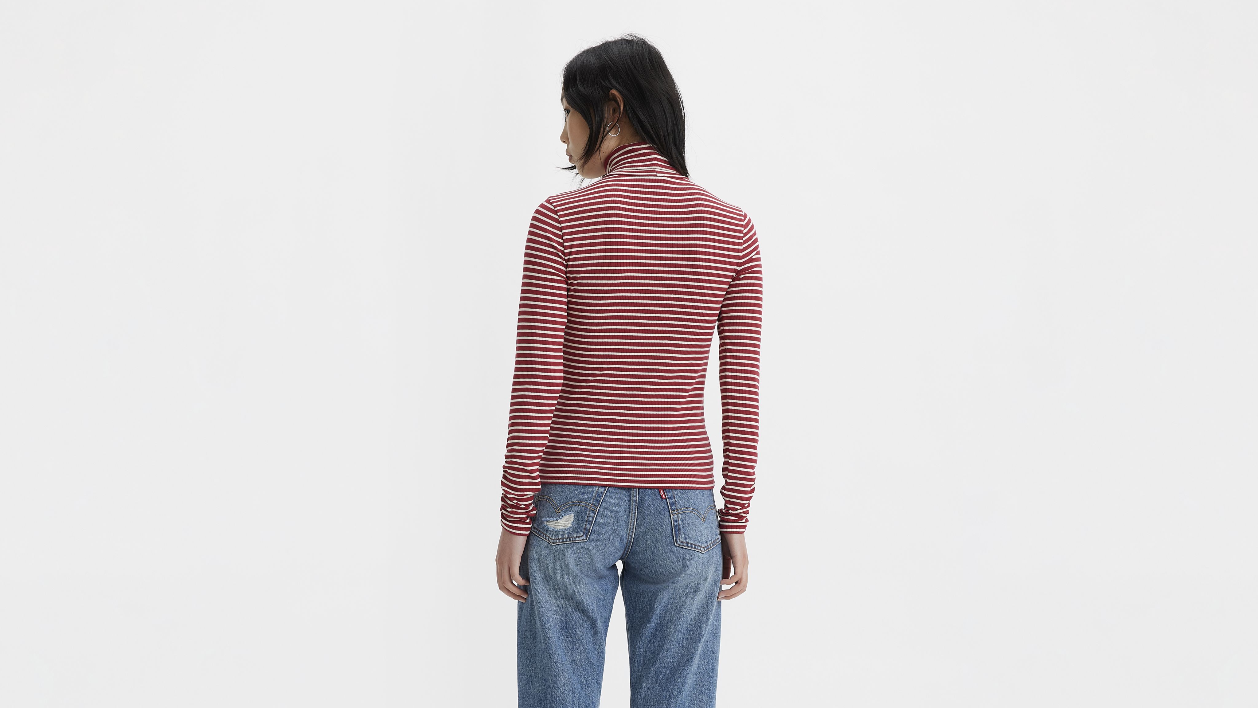 Ruched Turtleneck Top 4