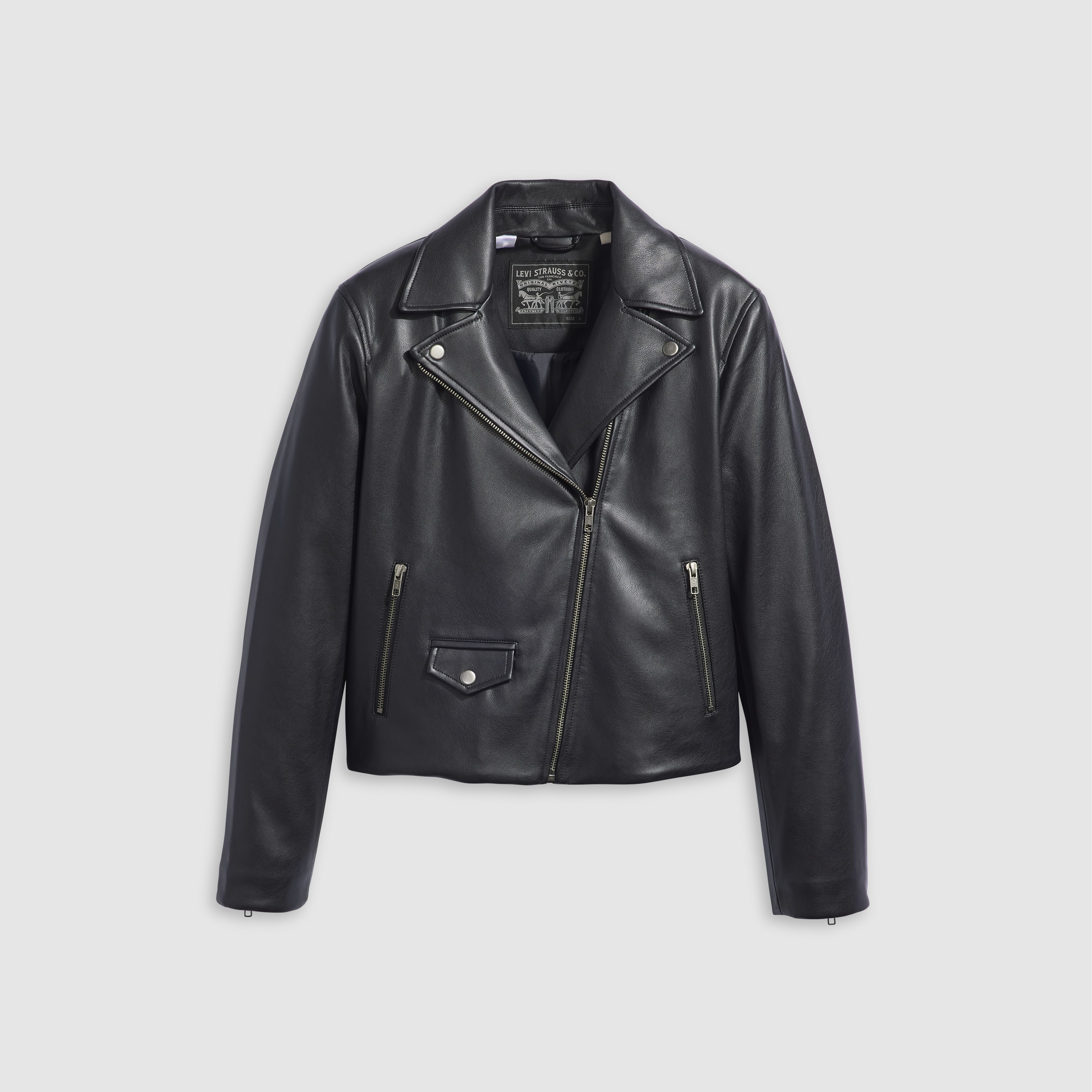 Lelou Shrunken Moto Jacket 5