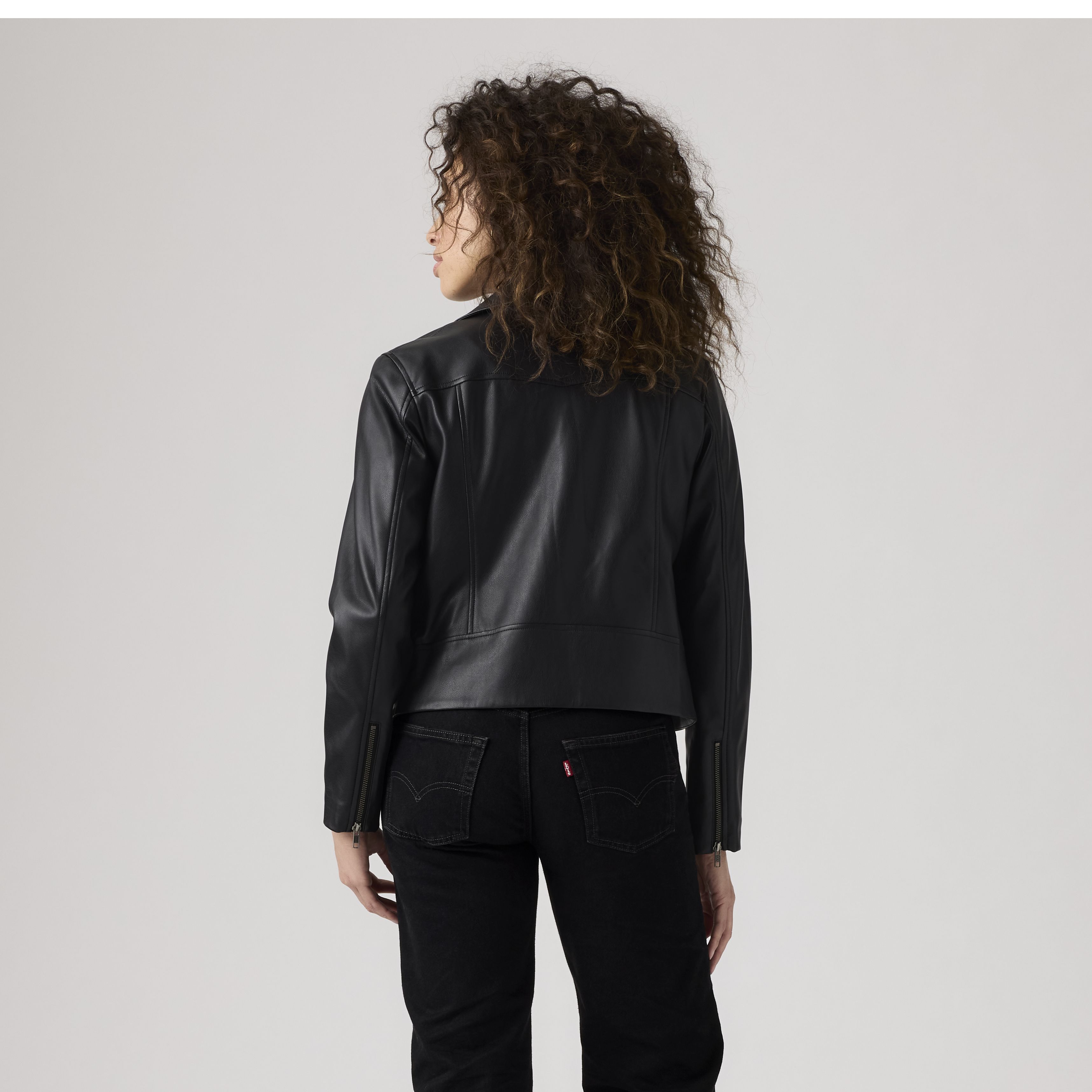 Lelou Shrunken Moto Jacket 4