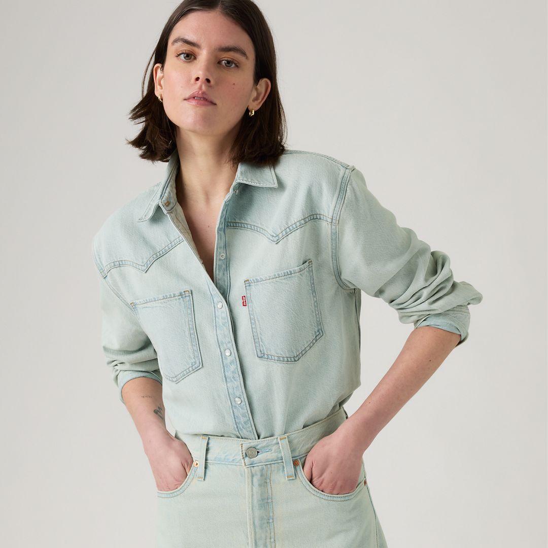 Levi's Teodora Western Shirt Chambray - Women's