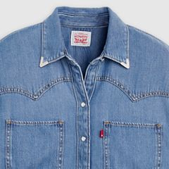 Teodora Western Shirt — Going Steady Tipped - Blue 6