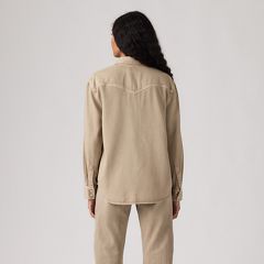 Teodora Western Shirt — Chipped Winter Twig Wst - Beige 4
