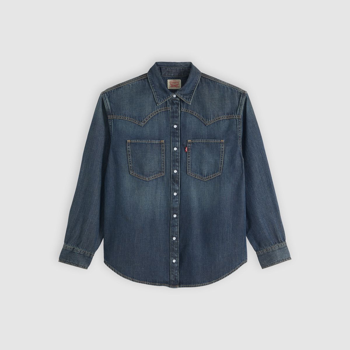 Teodora Western Shirt — High Vibration Western - Blue