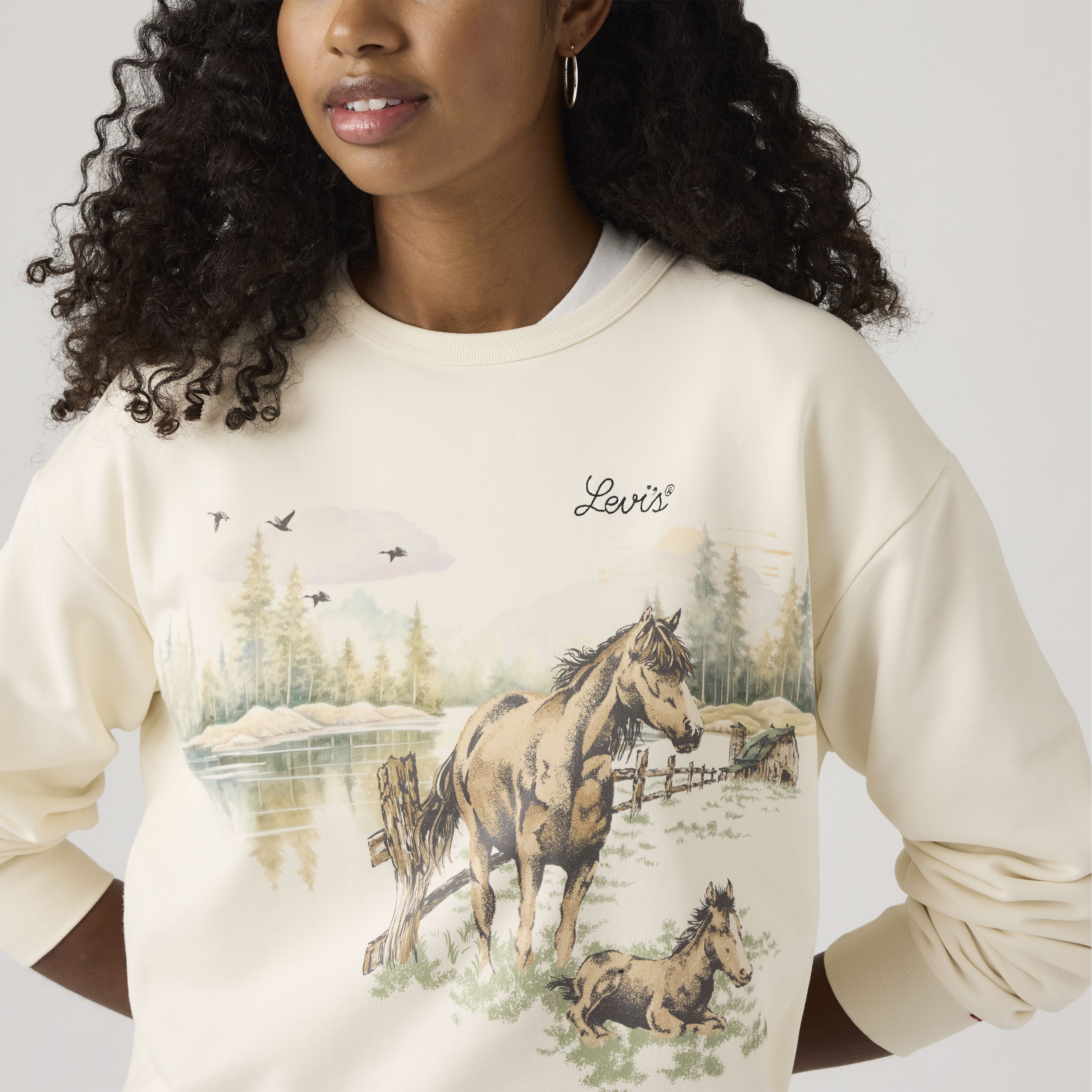 Graphic Heritage Crew Sweatshirt 2