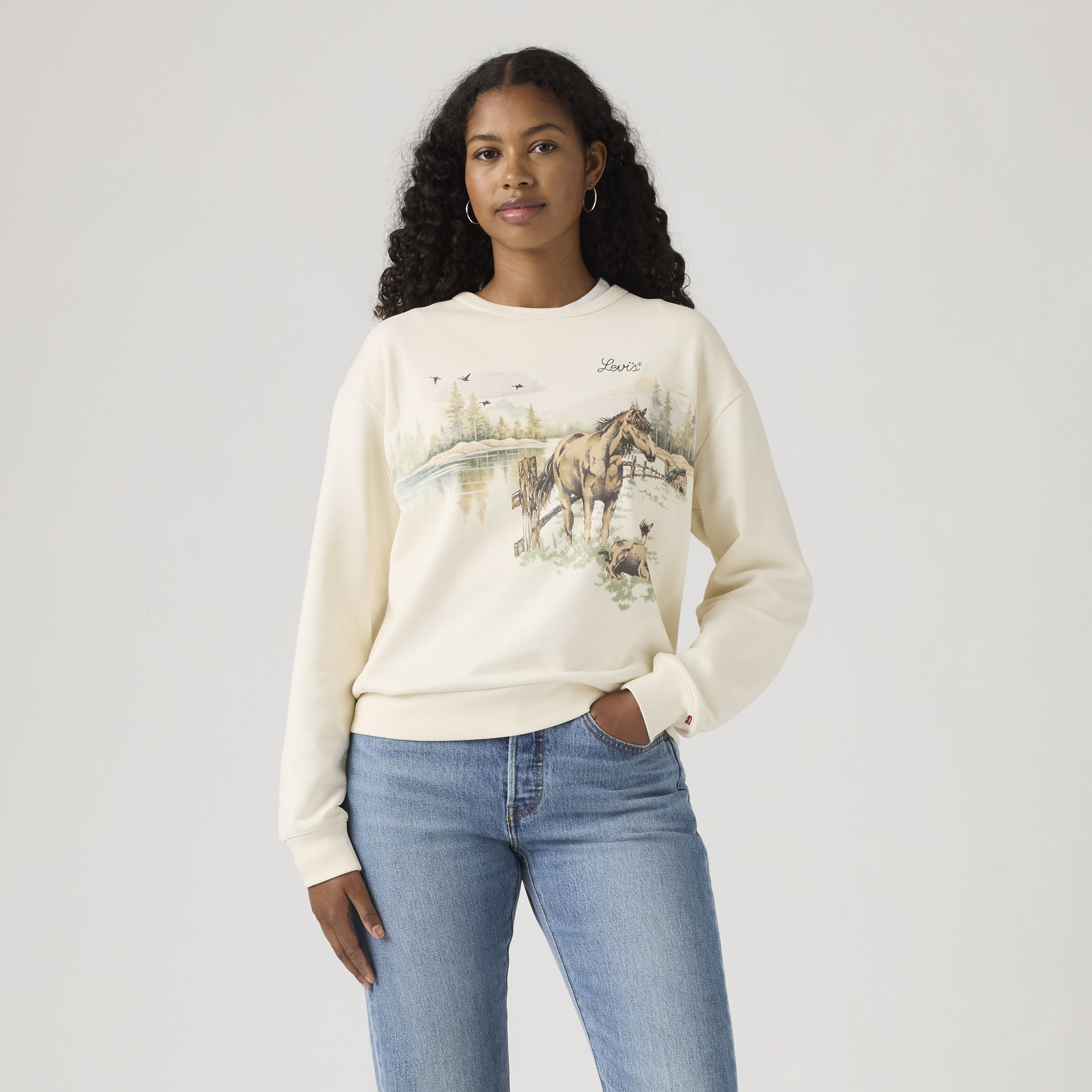 Graphic Heritage Crew Sweatshirt 3