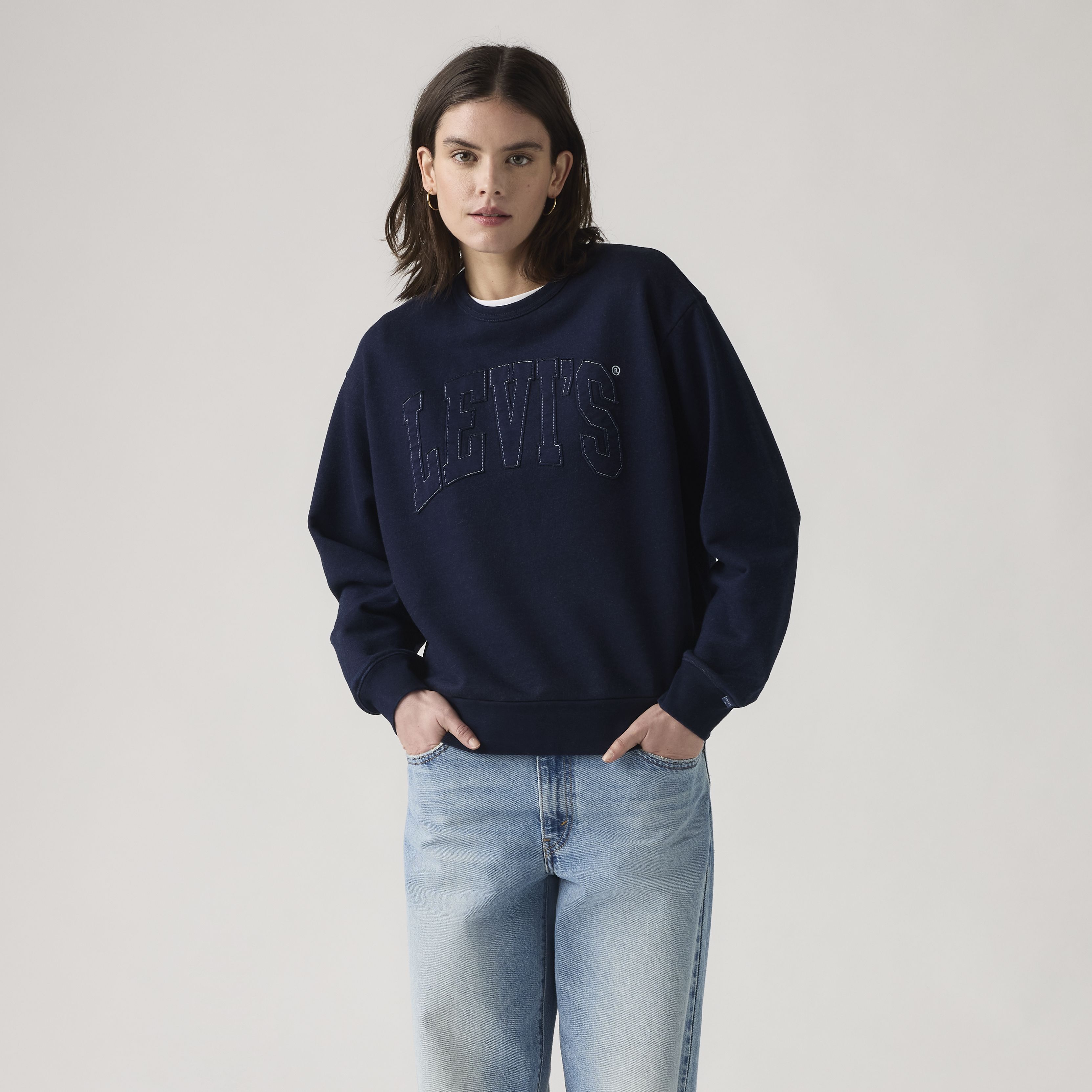 Felpa a girocollo Heritage con stampa 10