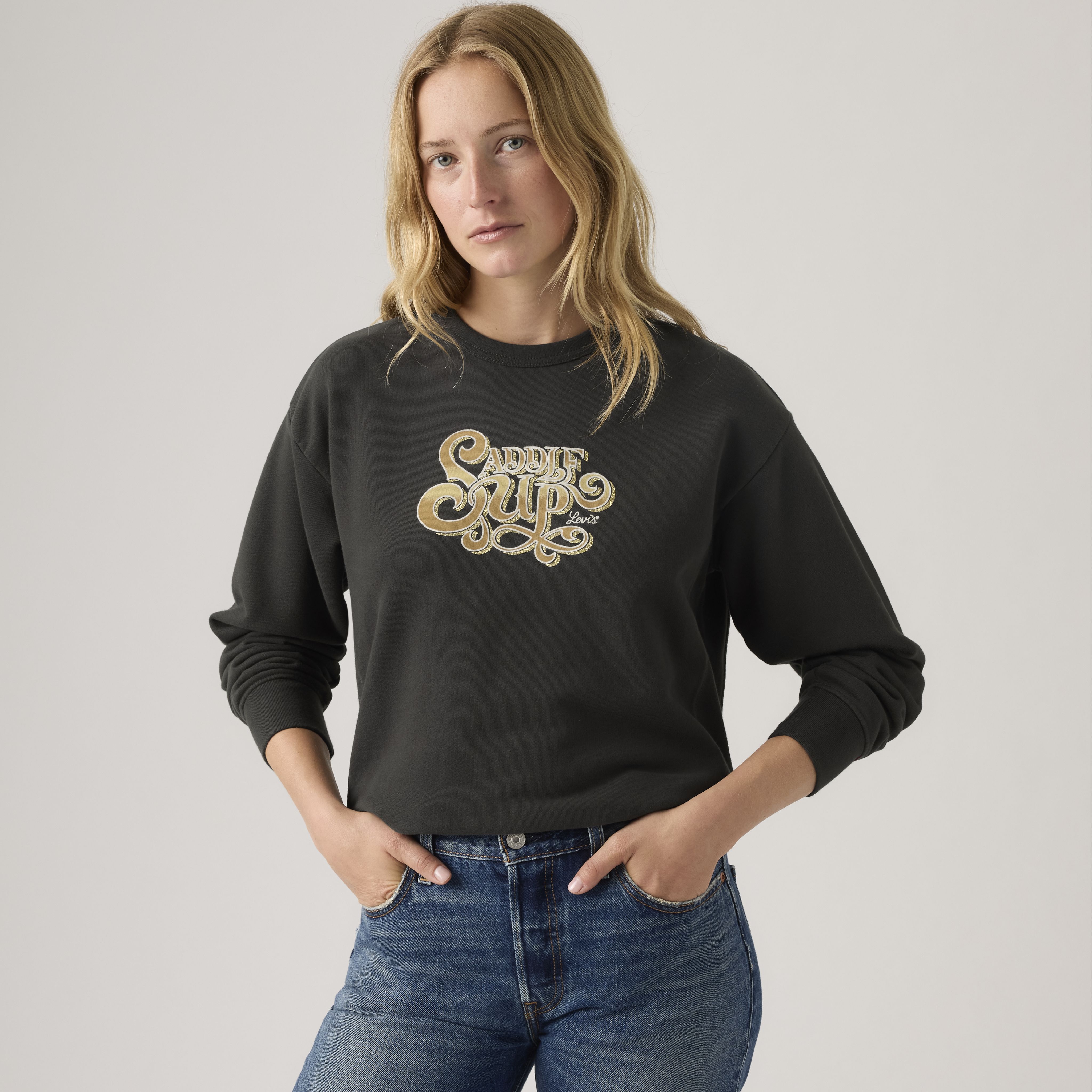 Graphic Heritage Crew Sweatshirt 1