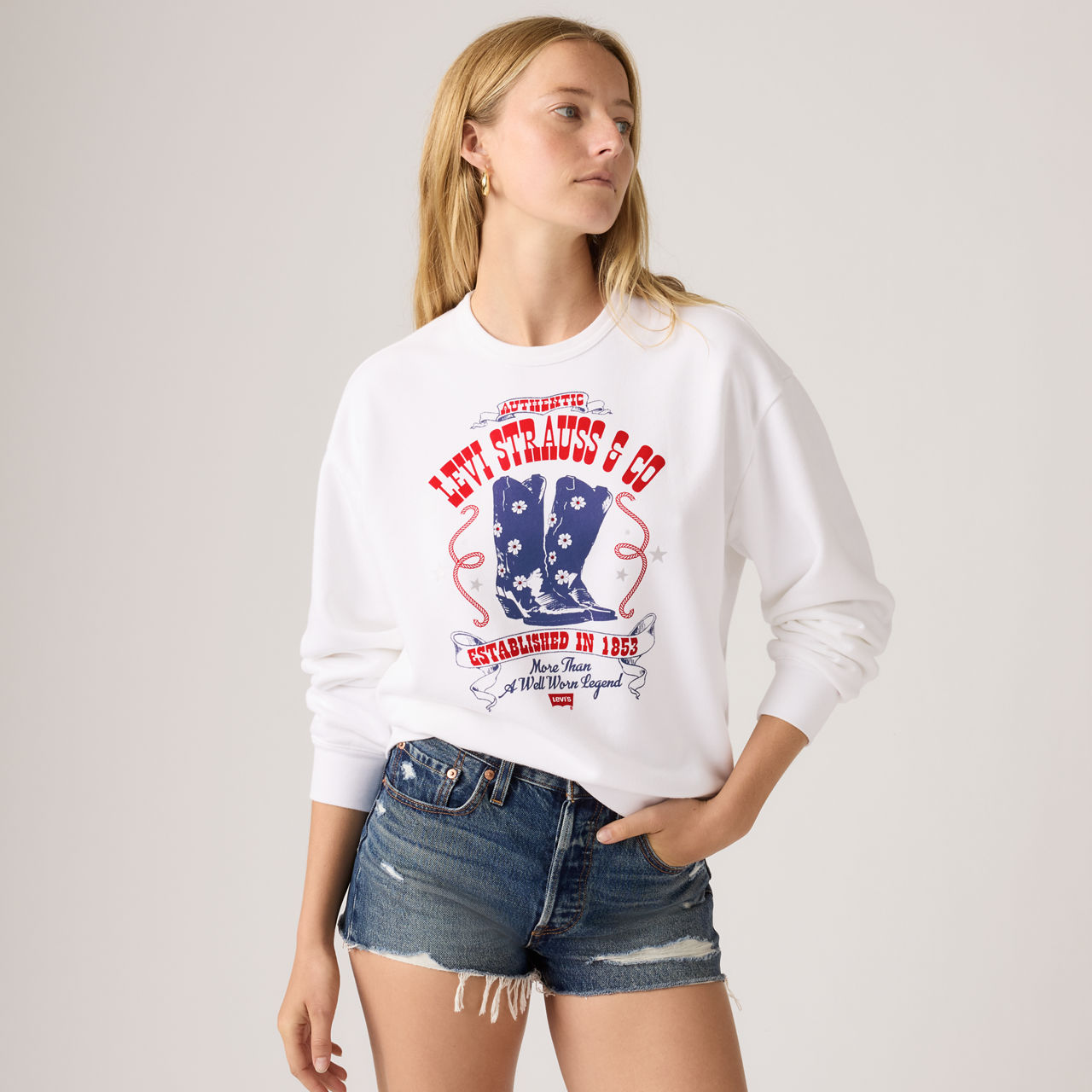 Graphic Heritage Crewneck Sweatshirt 1