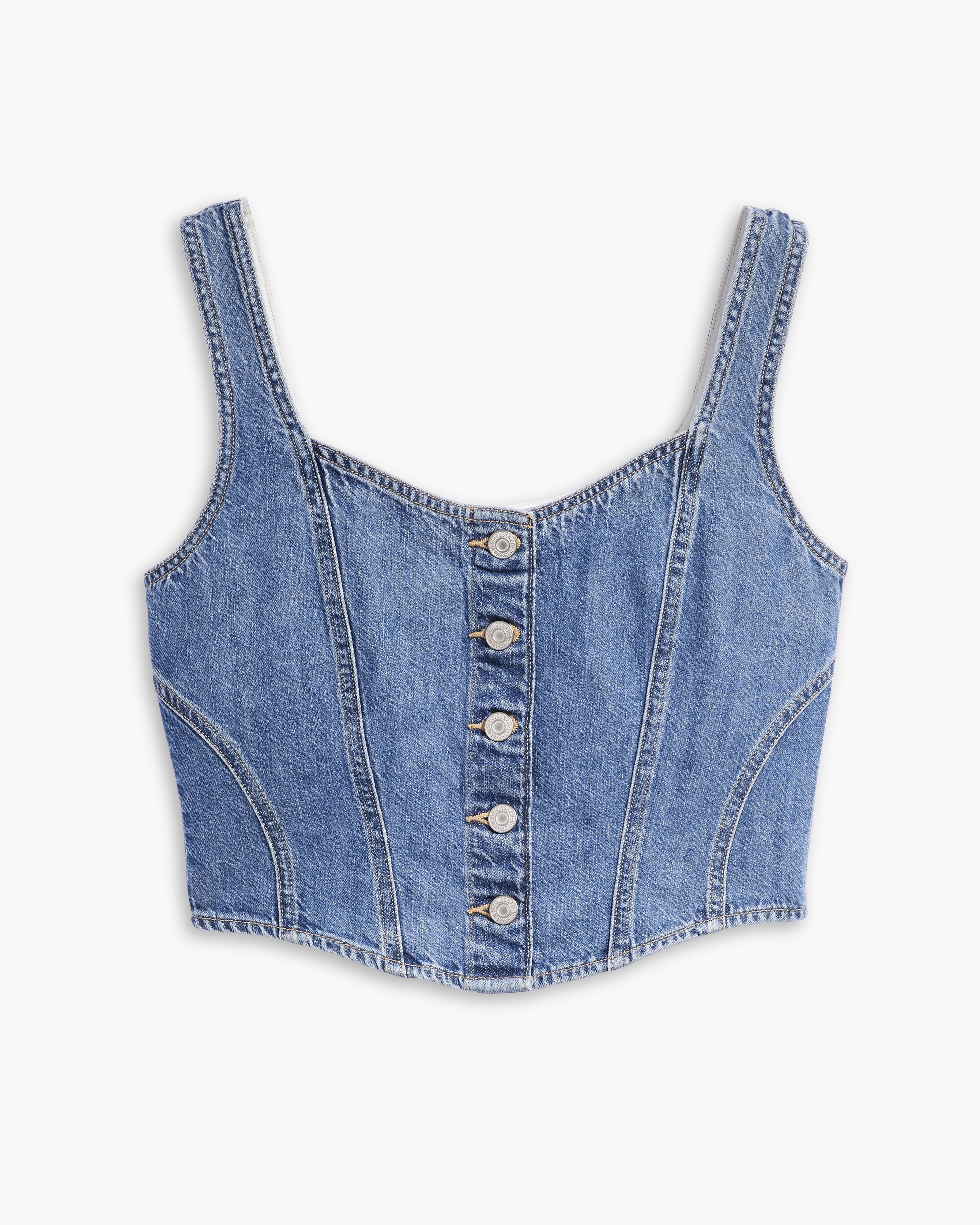 Alani Denim Corset Top 5