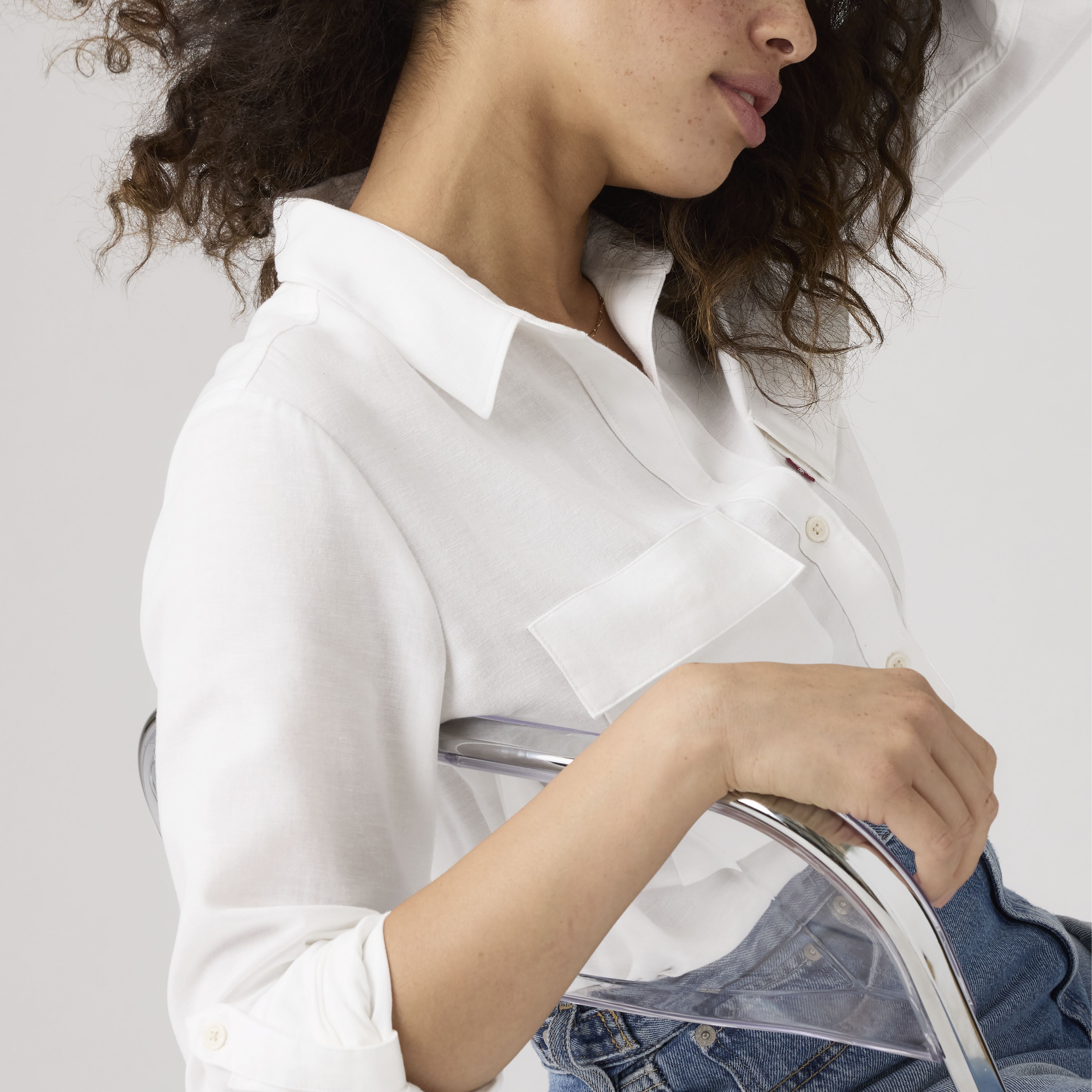 Doreen Linen Blend Utility Shirt 4