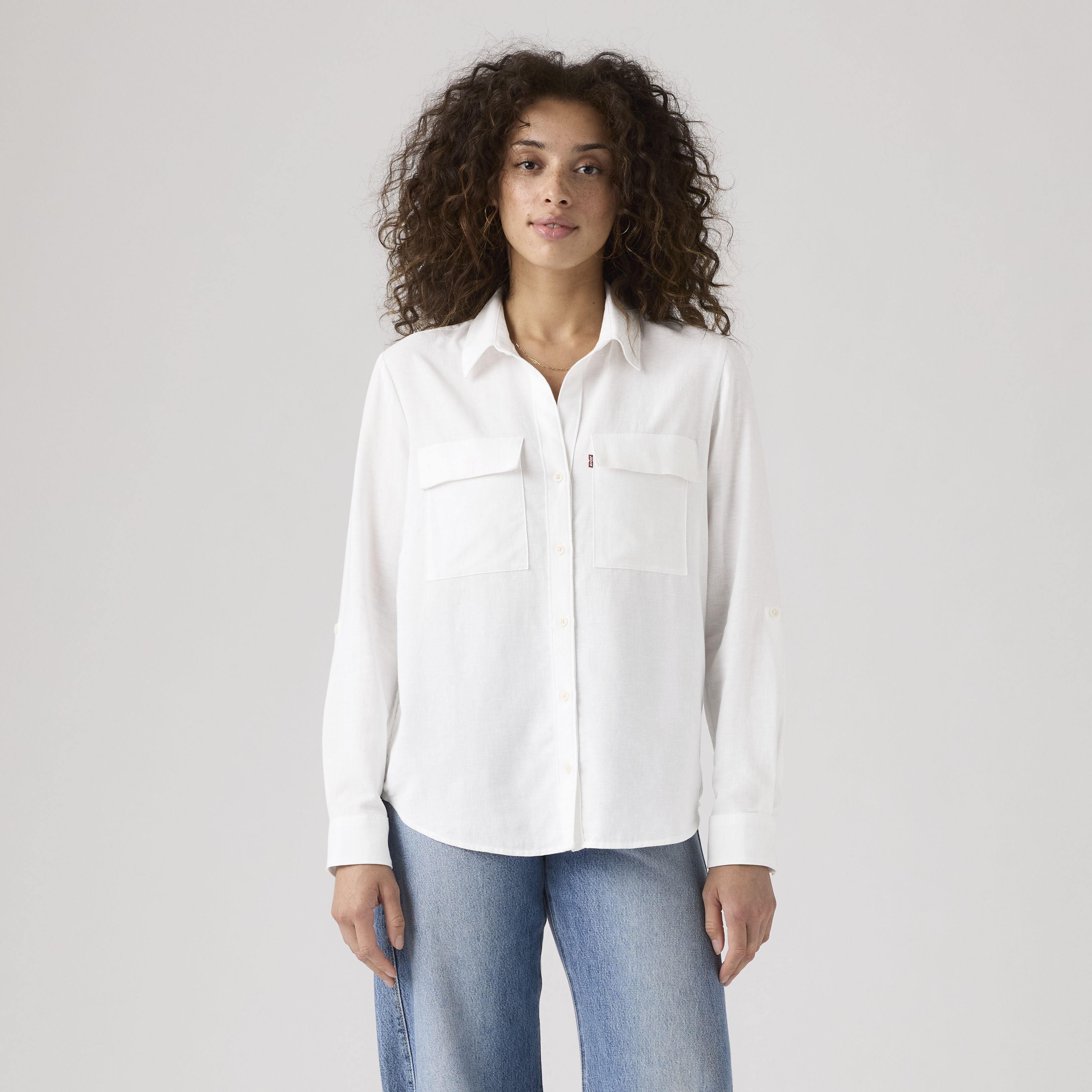 Doreen Linen Blend Utility Shirt 1