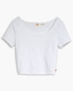 Mars Corset T-Shirt — White 3
