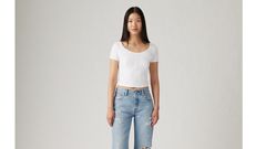 Mars Corset T-Shirt — White 1