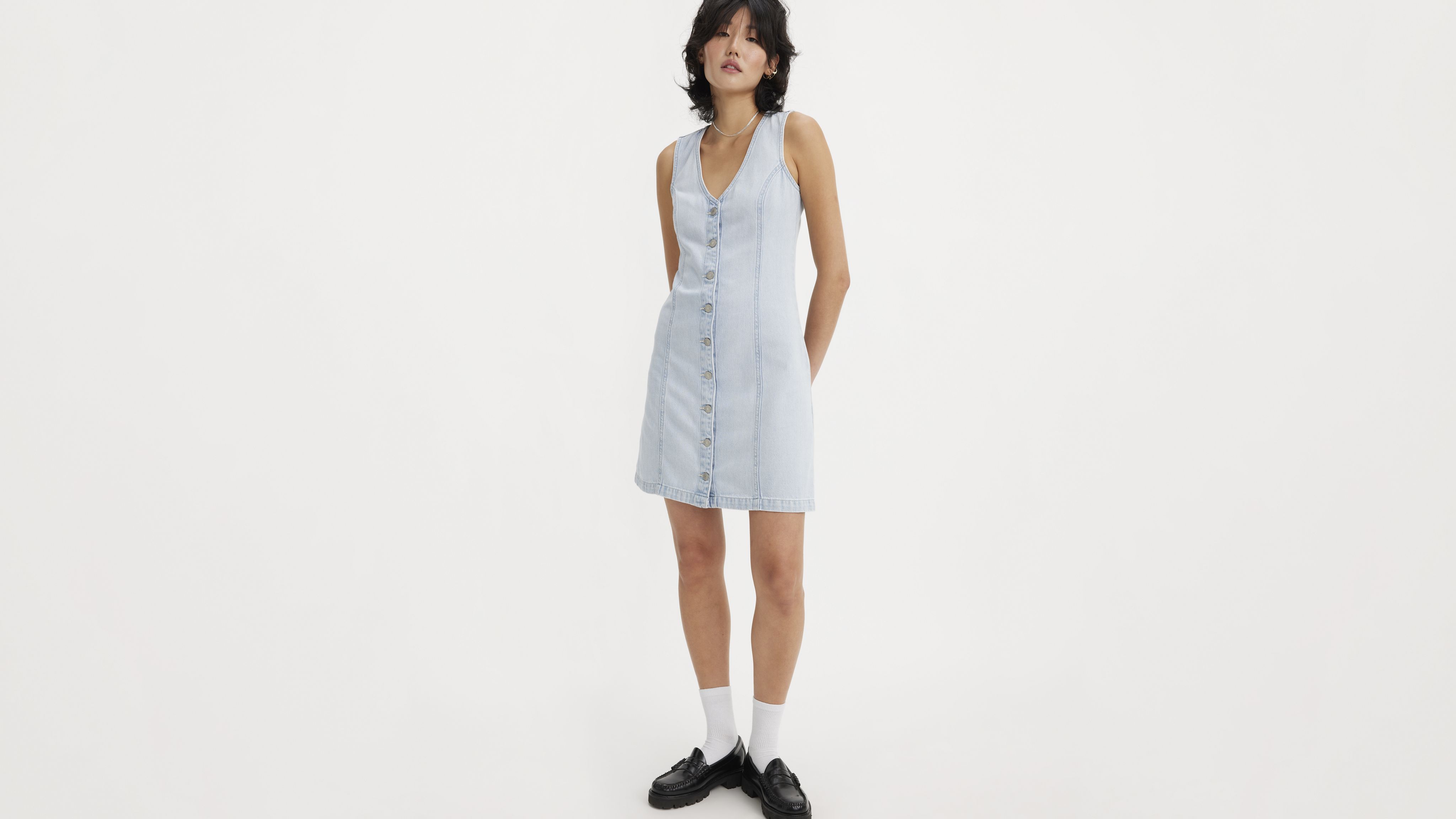 Thora Denim Mini Dress 1
