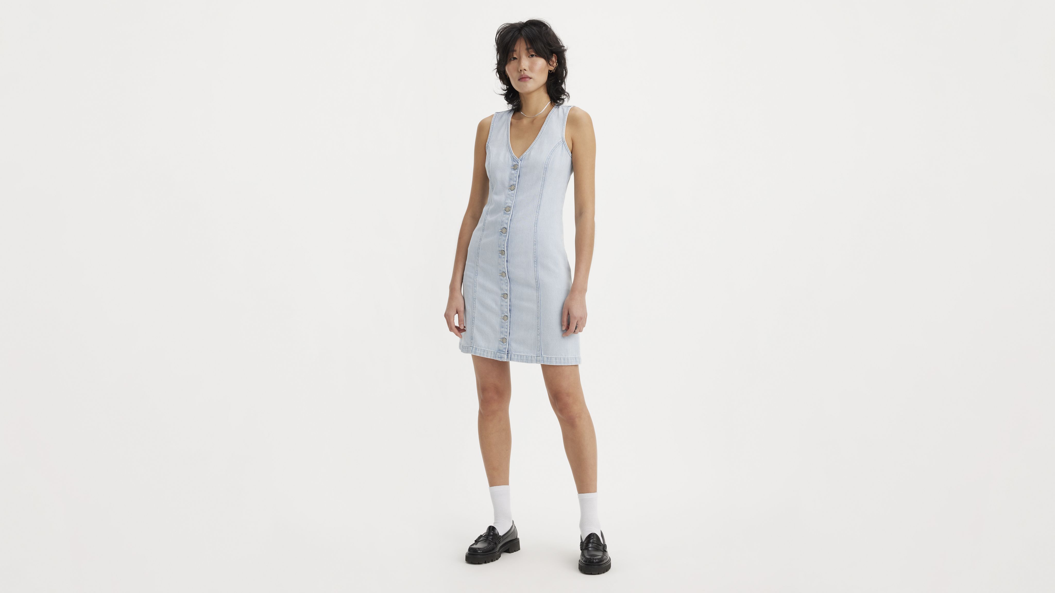 Thora Denim Mini Dress 4