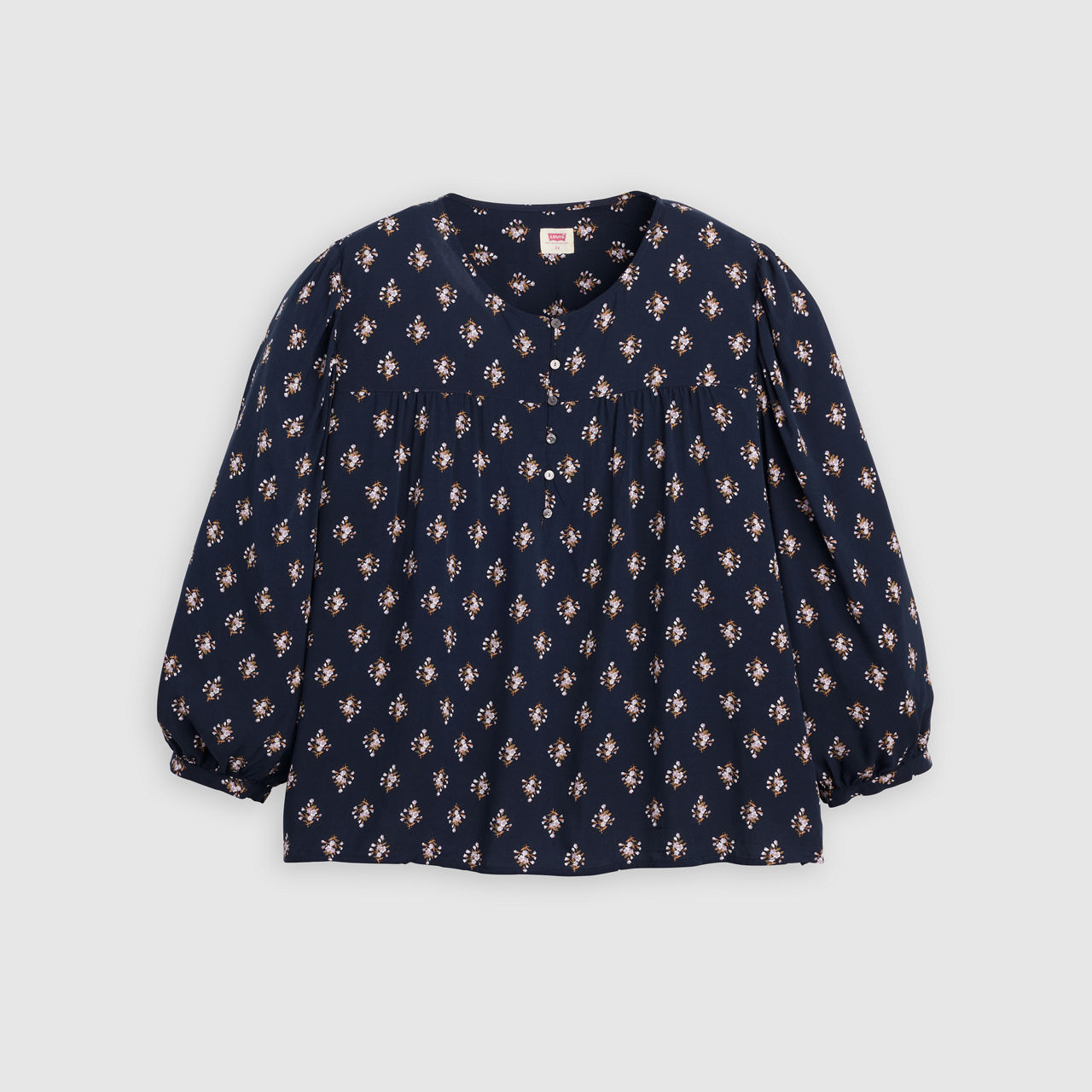 Levi's Halsey Blouse (plus Size) In Blue
