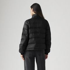 Polly Packable Down Jacket — Caviar - Black 3