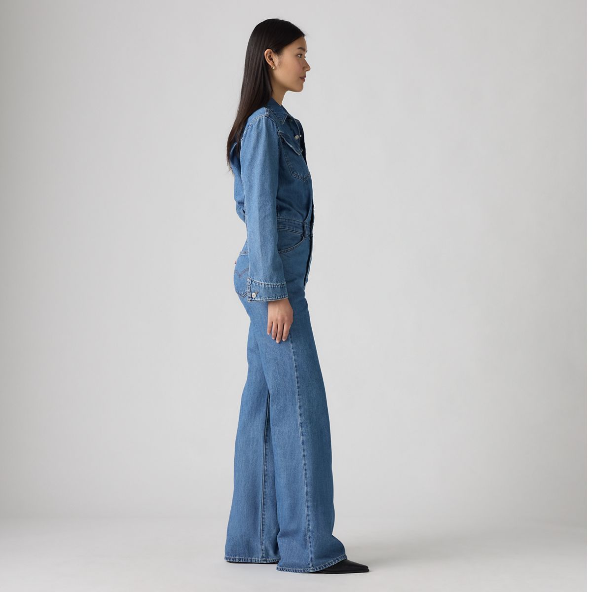 Western Jumpsuit — Ause And Effect - Blue