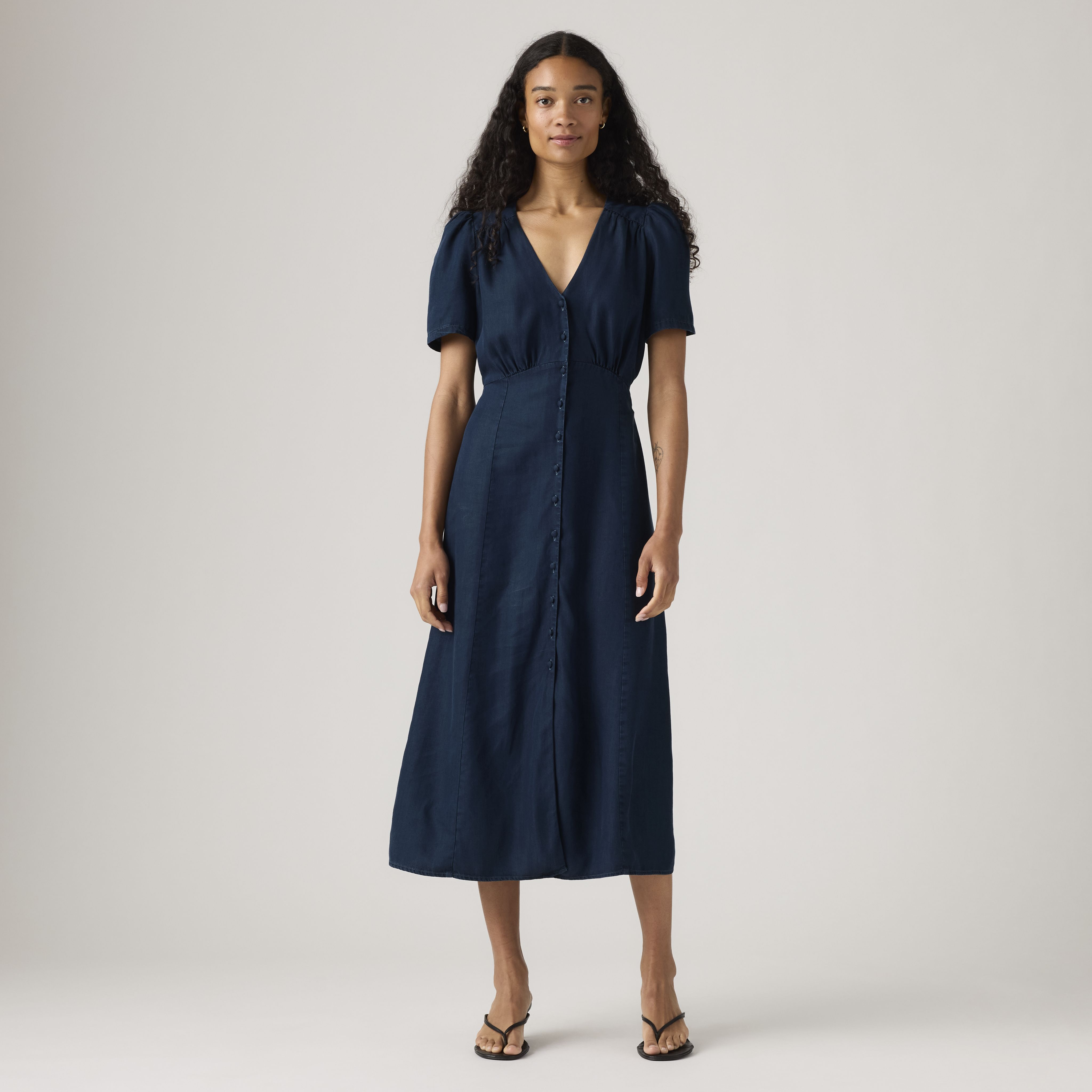 Sarina Short-Sleeve Midi Dress 2